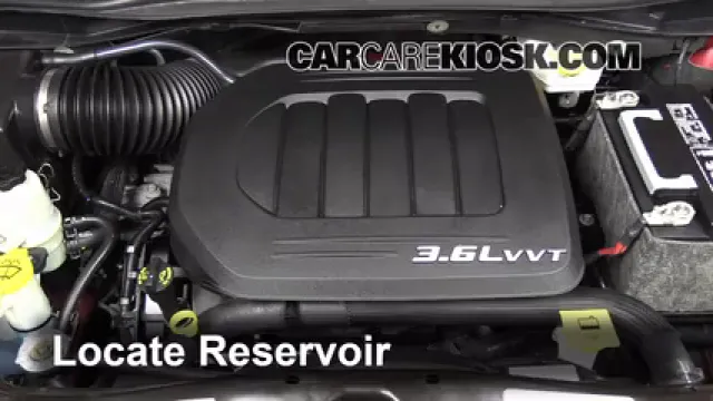 2013 Chrysler Town and Country Touring 3.6L V6 FlexFuel Liquide essuie-glace Ajouter du liquide